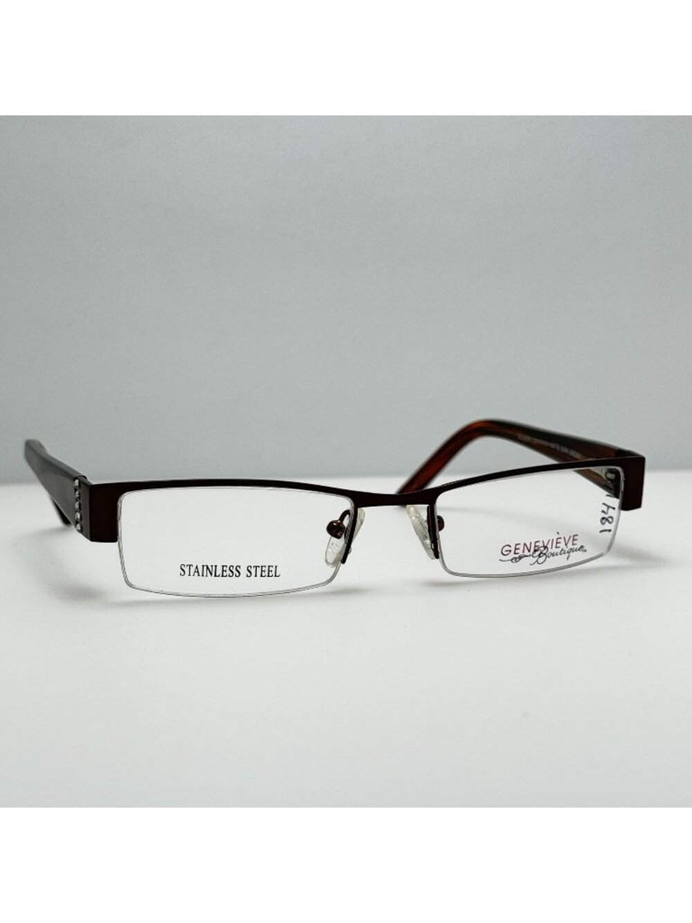 Genevieve Shannon Brown Eyeglasses Eye Glasses Frames 50-17-140